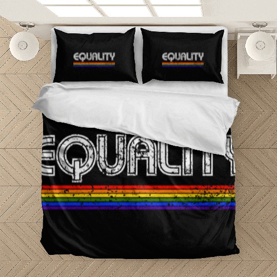 Love Is Love Pride Colors Of Rainbow Equality fun Bedding Sets