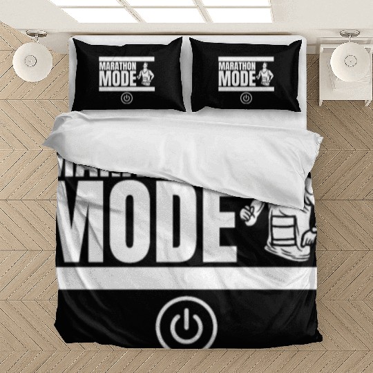 Marathon Mode On Funny Marathon Running Bedding Sets