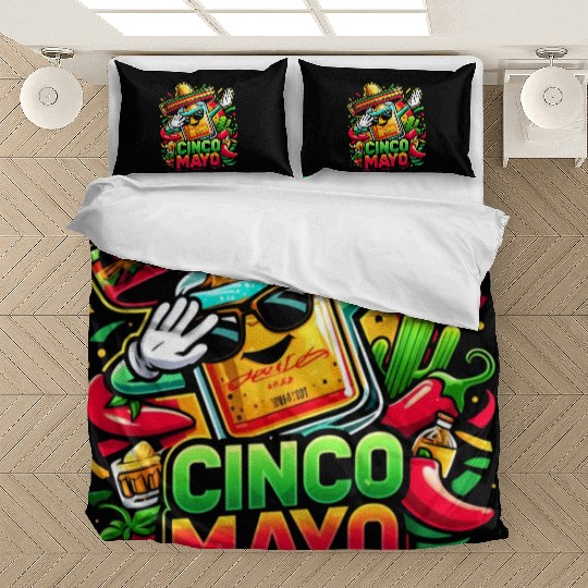 Cinco de Mayo Tequila Bottle Bedding Sets