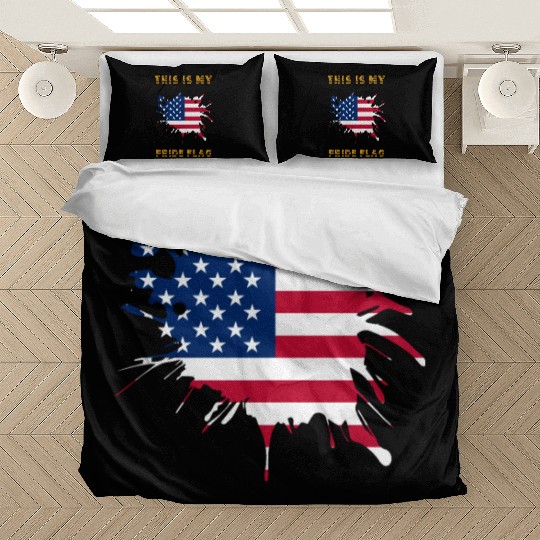 This Is My Pride Flag USA American 4th Of July Bedding Sets