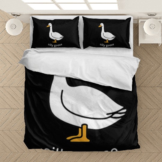 Silly Goose Cute Trendy Clothing Bedding Sets