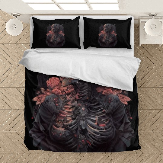 Aesthetic Grunge Clothes Fairycore Gothic Bedding Sets
