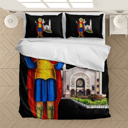 Saint Mina and his Monstary. Coptic church. Bedding Sets