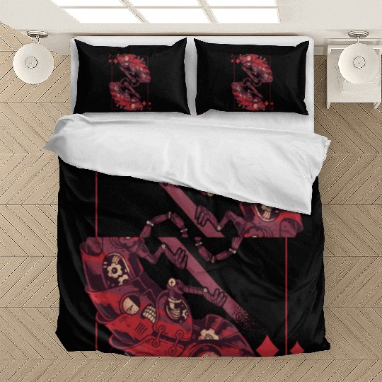 Chameleon steampunk card game Karo Jack Bedding Sets