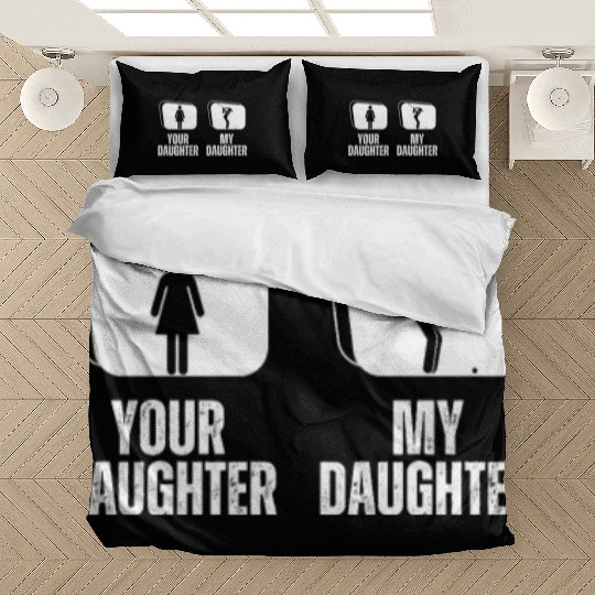 Golfing Your Daughter My Daughter Proud Dad Mom Bedding Sets
