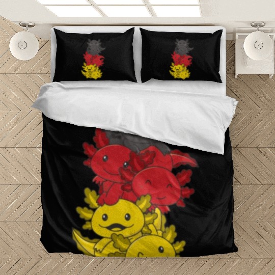 German Flag Axolotl German Germany Bedding Sets