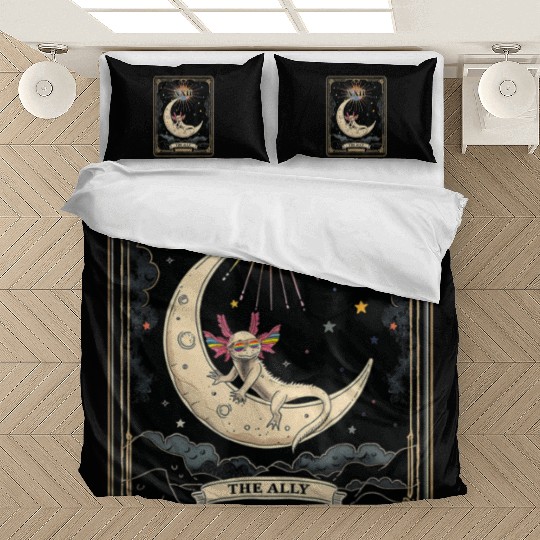 Pride Rainbow Sunglasses Ally Axolotl Bedding Sets