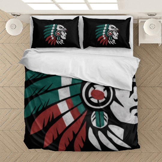 Aztec Warrior Indigenous Mexican Aztec Jaguar Bedding Sets