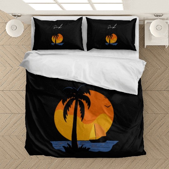 Seek Peace Summer Beach Bedding Sets