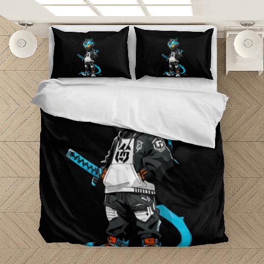 Chibi Dragon Ninja Character Bedding Sets