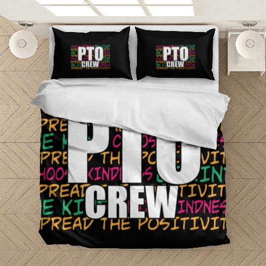 PTO Crew School Volunteer Parent Teacher Bedding Sets