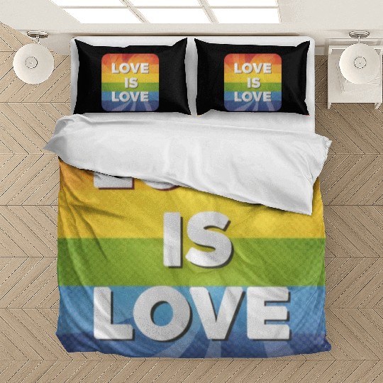LGBTQ Love is Love Bedding Sets