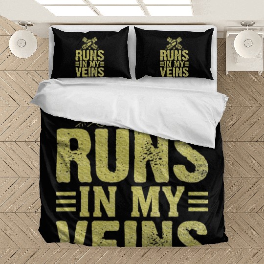 Cricket runs in my Veins Cricket Bedding Sets