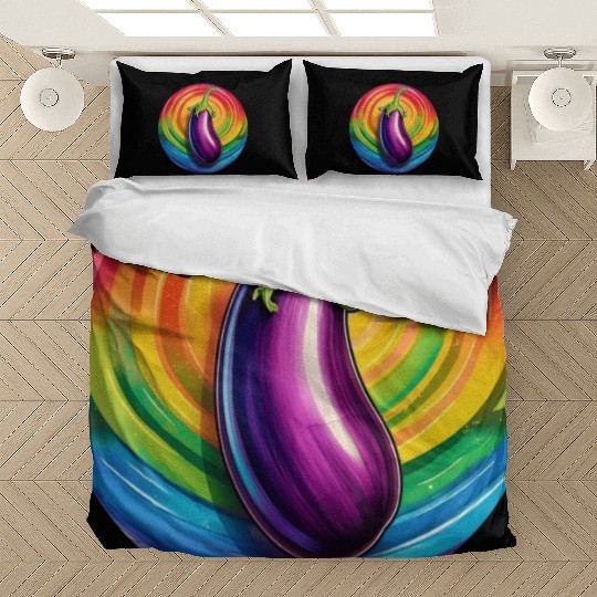LGBTQ Eggplant Bedding Sets