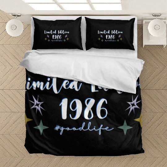 Limited Edition 1986 #goodlife Mens And Womens Bedding Sets