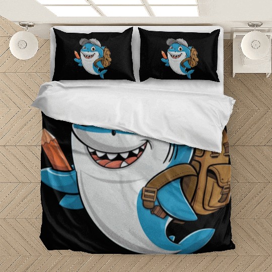 back to school shark Bedding Sets
