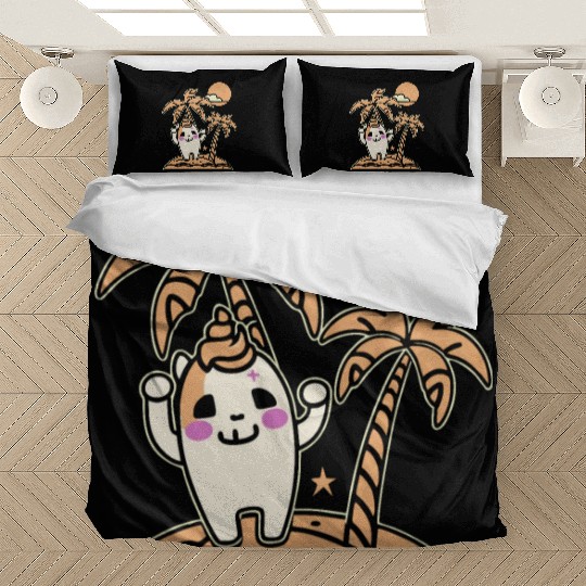 Happy on a Lonely Island Bedding Sets