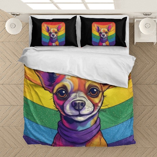 LGBTQ Chihuahua Bedding Sets