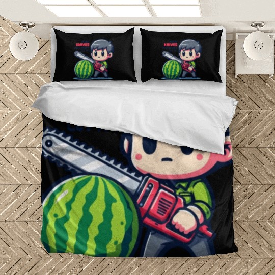 Cutting Watermelon - Melon Chainsaw Bedding Sets