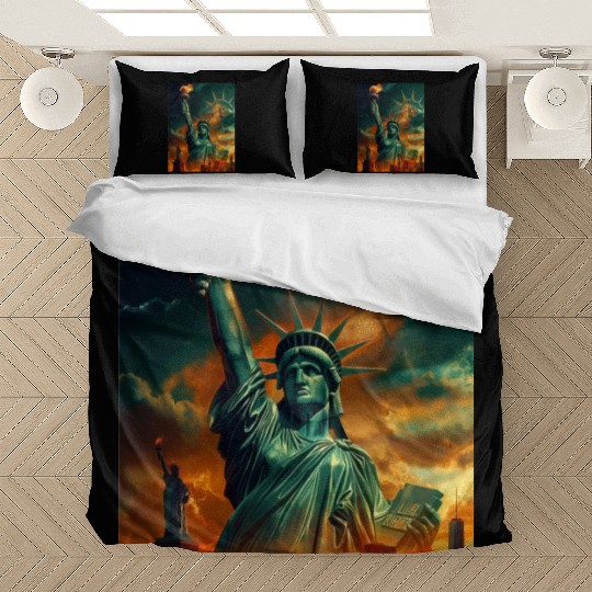Statue of Liberty in New York USA Bedding Sets