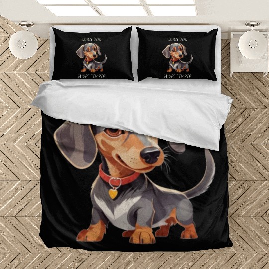 Long Dog Short Temper Dachshund Bedding Sets