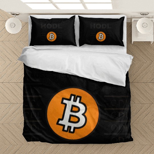 HODL Bitcoin Crypto Design Bedding Sets