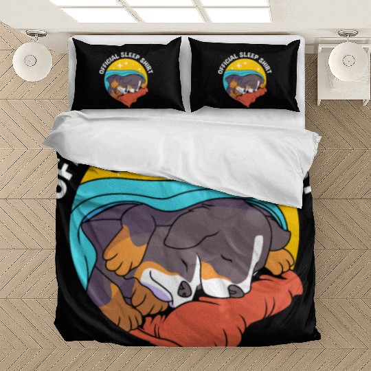 Funny Bernese Dog Sleeping Official Sleep Bedding Sets