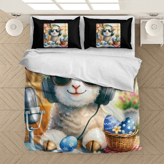 Easter Lamb Cozy Sunglasses Treats Bedding Sets