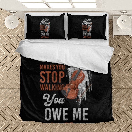 Street Musician Town Musicians Donation Concert Bedding Sets