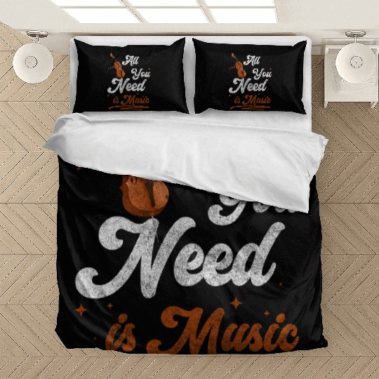 Street Musician Town Musicians Donation Concert Bedding Sets