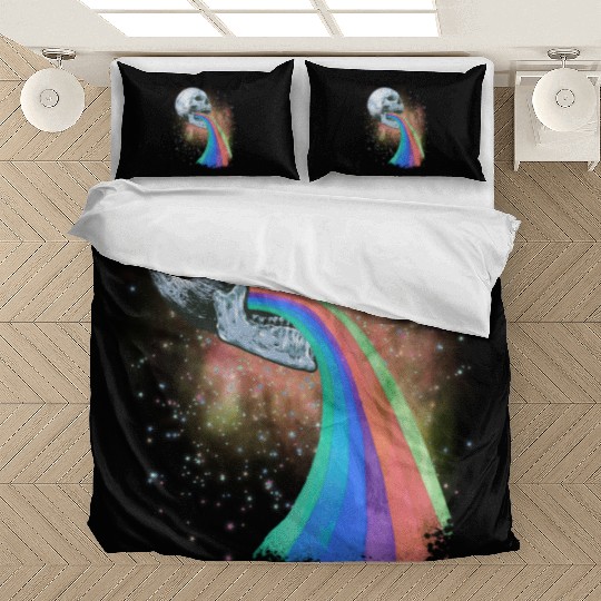 Goth Rock Satan Unicorn Festivals Death Metal Bedding Sets