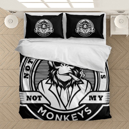 Not my Circus, not my Monkeys! Funny Animal Monkey Bedding Sets