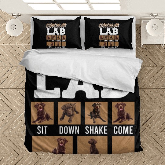 Labrador Retriever CHOCOLATE LAB Commandos Bedding Sets