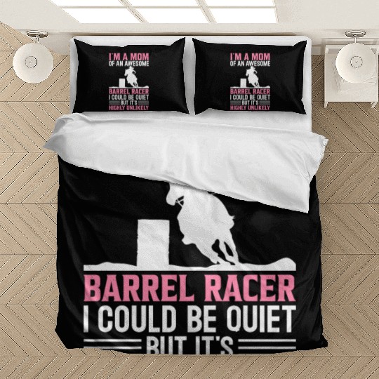 Mom Of Awesome Barrel Racer Barrel Racing Rodeo Ho Bedding Sets