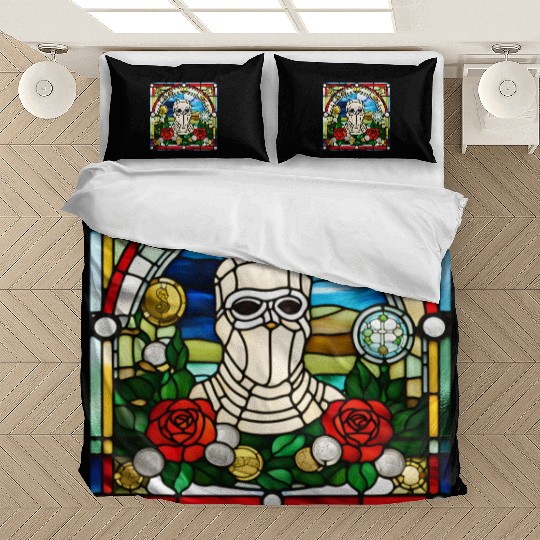 "Operation Sandstorm" church window design Bedding Sets