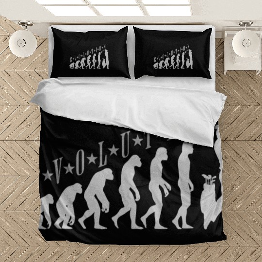 Golf Evolution design human evolution golf Bedding Sets