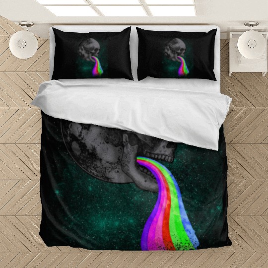 Goth Rock Satan Unicorn Festivals Death Metal Bedding Sets