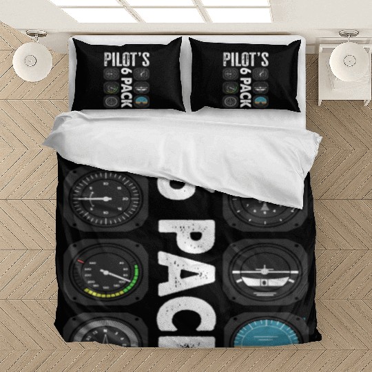 Pilots 6 Pack Funny Pilot Bedding Sets