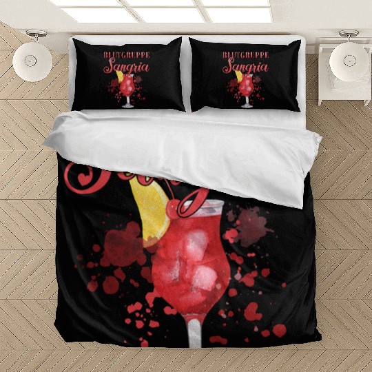 Cocktail Bartender Blutgruppe Sangria Bedding Sets