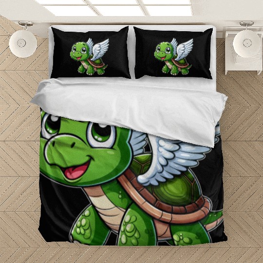 Turtle Angel Wings Halo Farm Farmer Bedding Sets