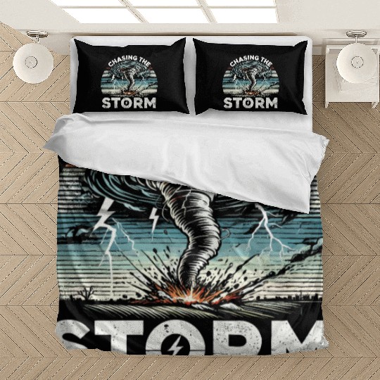Tornado Chasing Adventures: Embrace Nature's Fury Bedding Sets