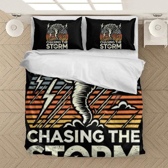 Tornado Chasing Adventures: Embrace Nature's Fury Bedding Sets