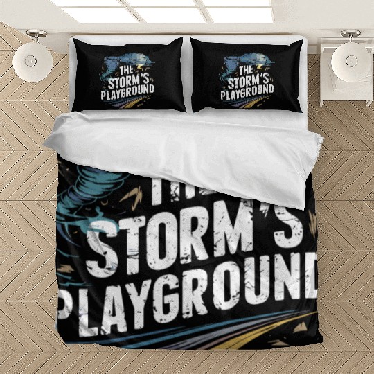 Tornado Chasing Adventures: Embrace Nature's Fury Bedding Sets