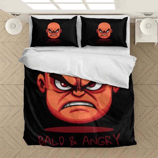 Bald and Angry Bedding Sets
