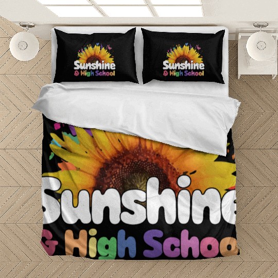 Sunshine and High School Back to School Bedding Sets