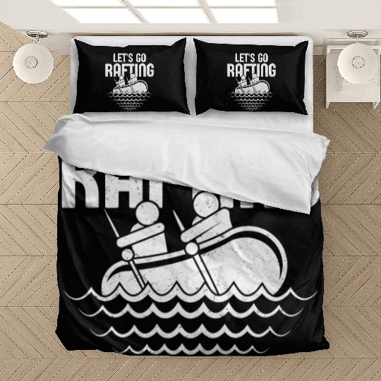 Let's Go Rafting Paddling White Water Bedding Sets