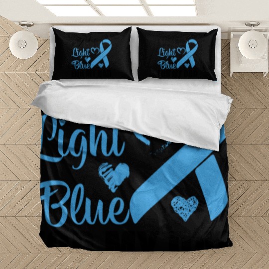 I wear Light Blue for my dad Prostate cancer Bedding Sets