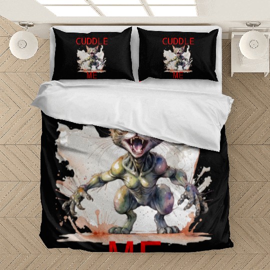 sweet alien cat meow Bedding Sets