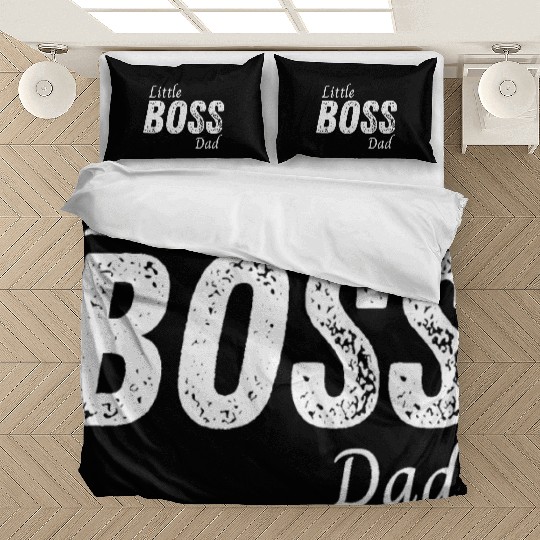Little Boss Daddy Baby Children Toddler Boy Bedding Sets