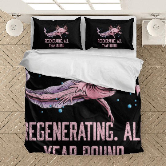 Regenerating All Year Round Axolotl Animal Lover S Bedding Sets